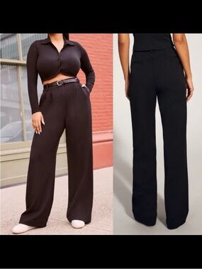 Favorite Daughter The Favorite Pant Wide Leg Trouser Black